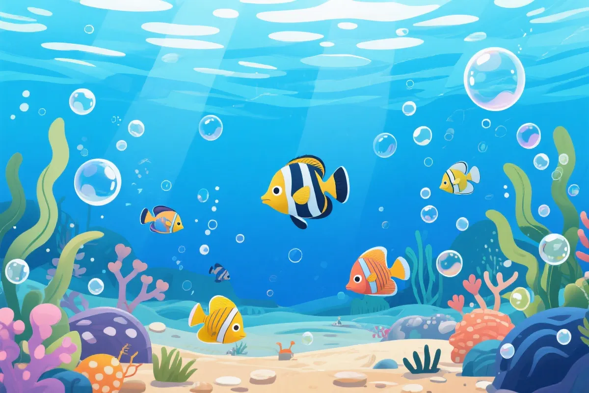 海洋主题休闲游戏场景