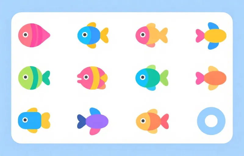 游戏元素与图标示意图